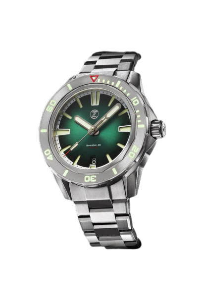 Swordfish 40mm Ti Emerald Green