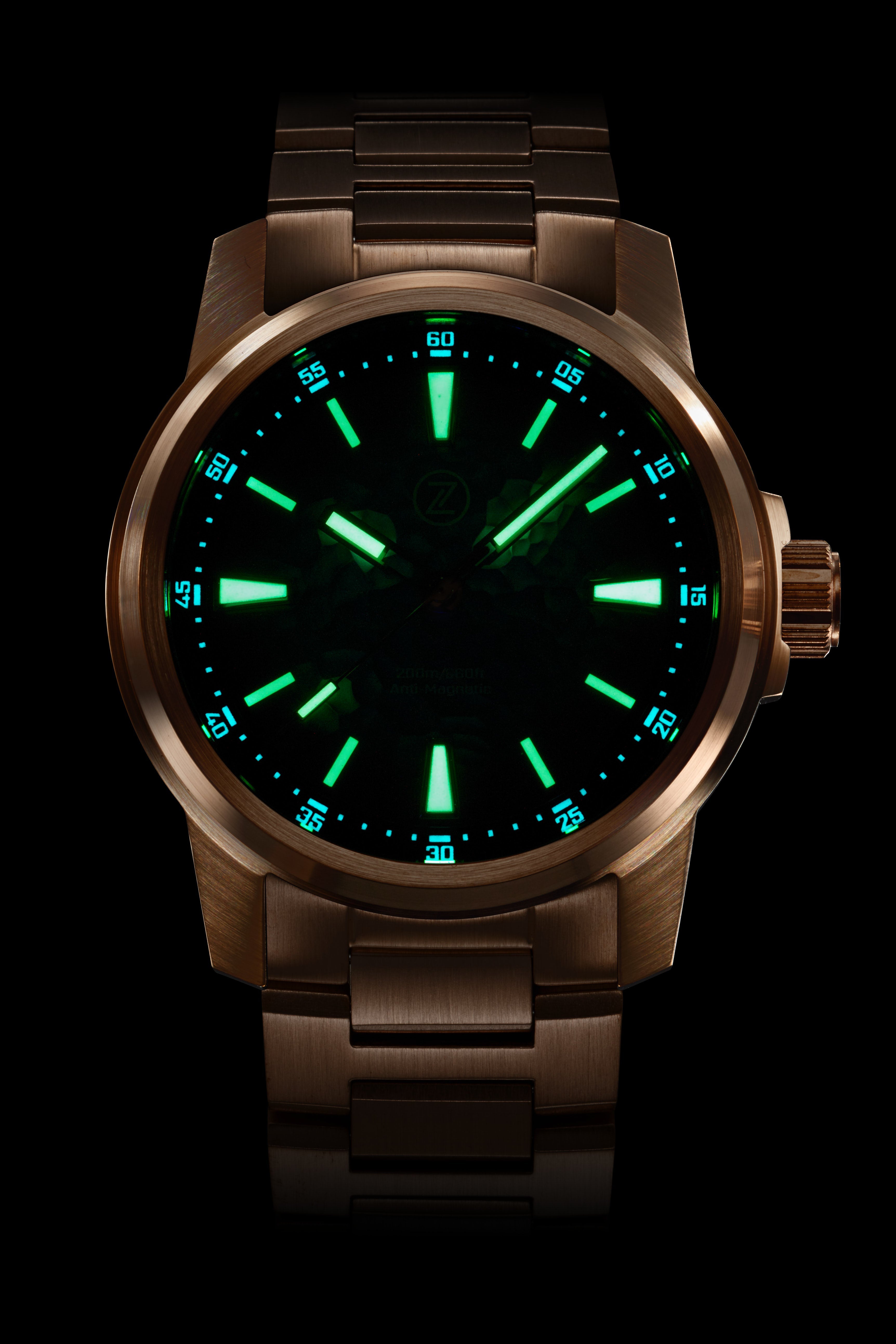 Aurora Field 42mm Br 'Hammered Teal'