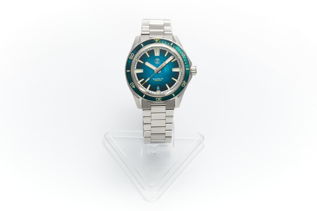 Swordfish 40mm SS Teal MOP
