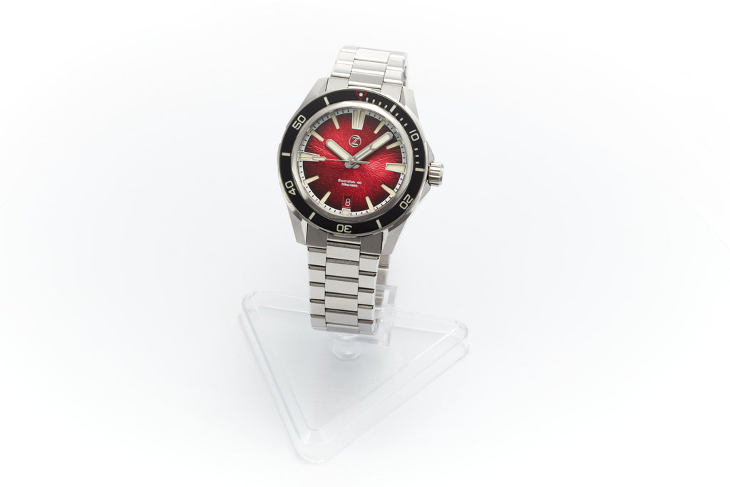 Swordfish 40mm SS 'Crimson Red'