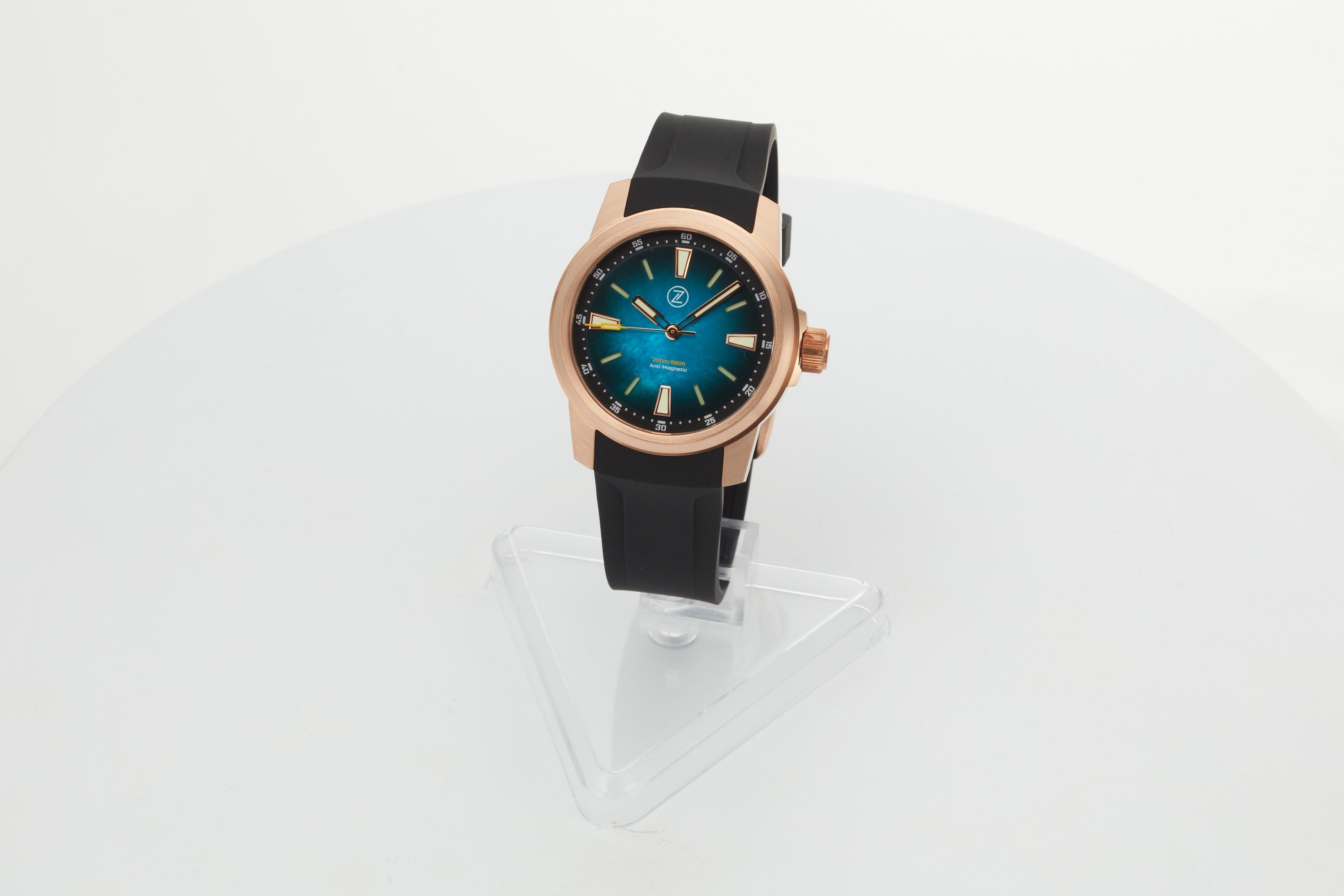 Aurora Field 38mm Br 'Teal MOP'