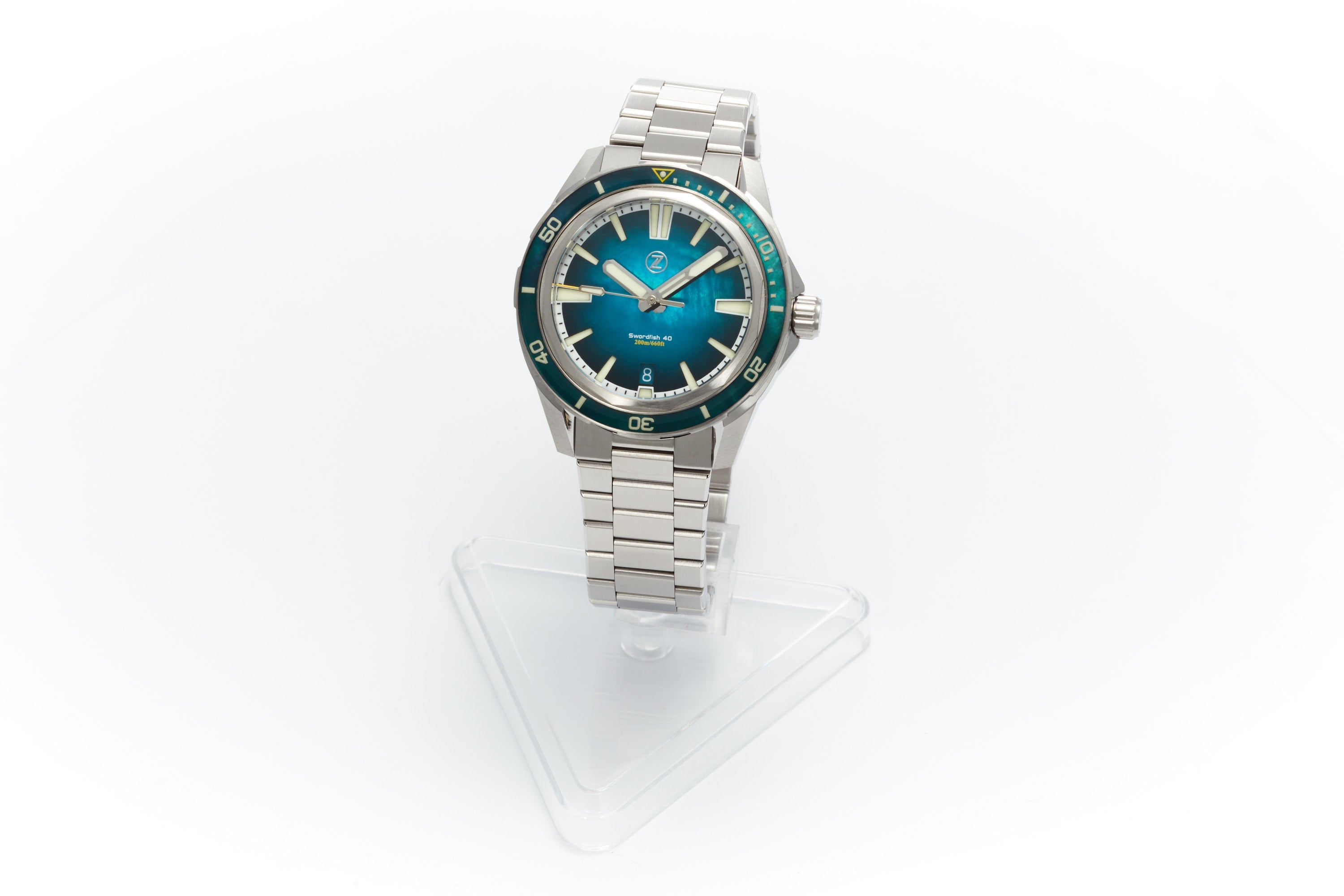 Swordfish 40mm SS Teal MOP