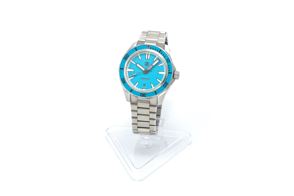 Swordfish 40mm SS 'Sky Blue'