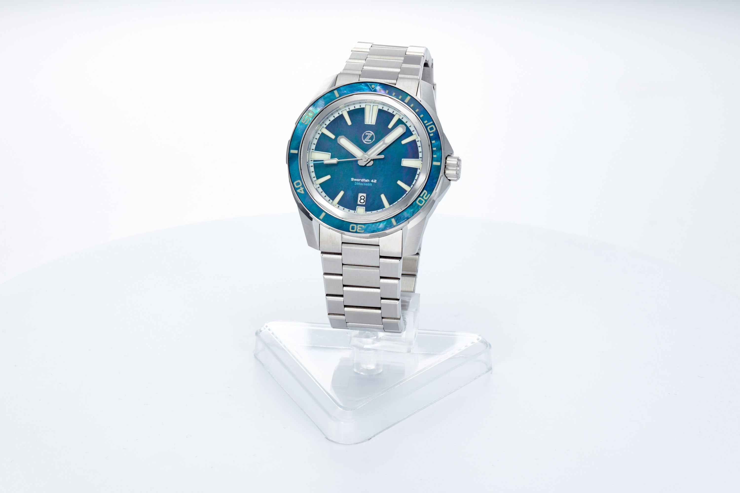 Swordfish 42mm SS MOP