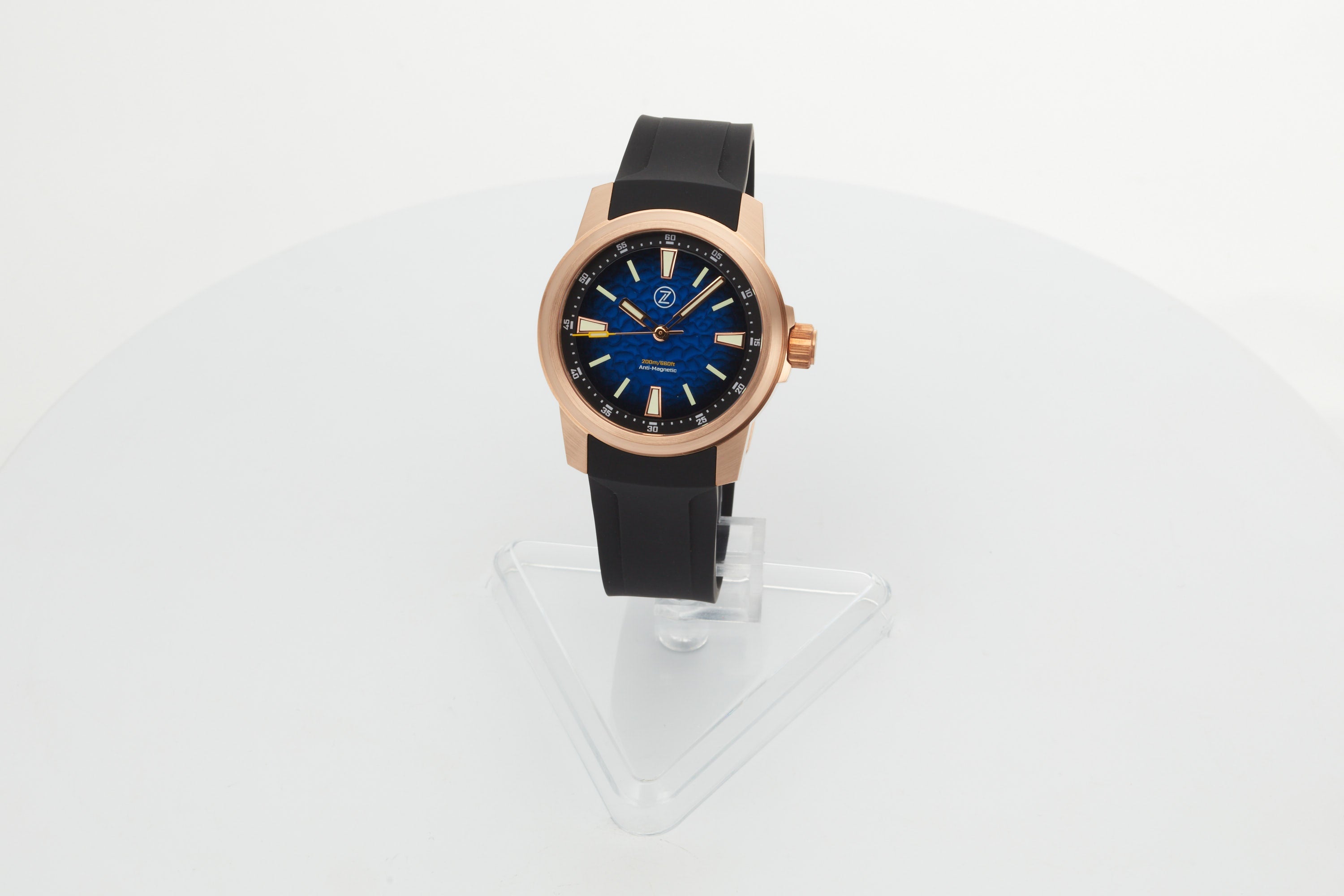 Aurora Field 38mm Br 'Hammered Blue'
