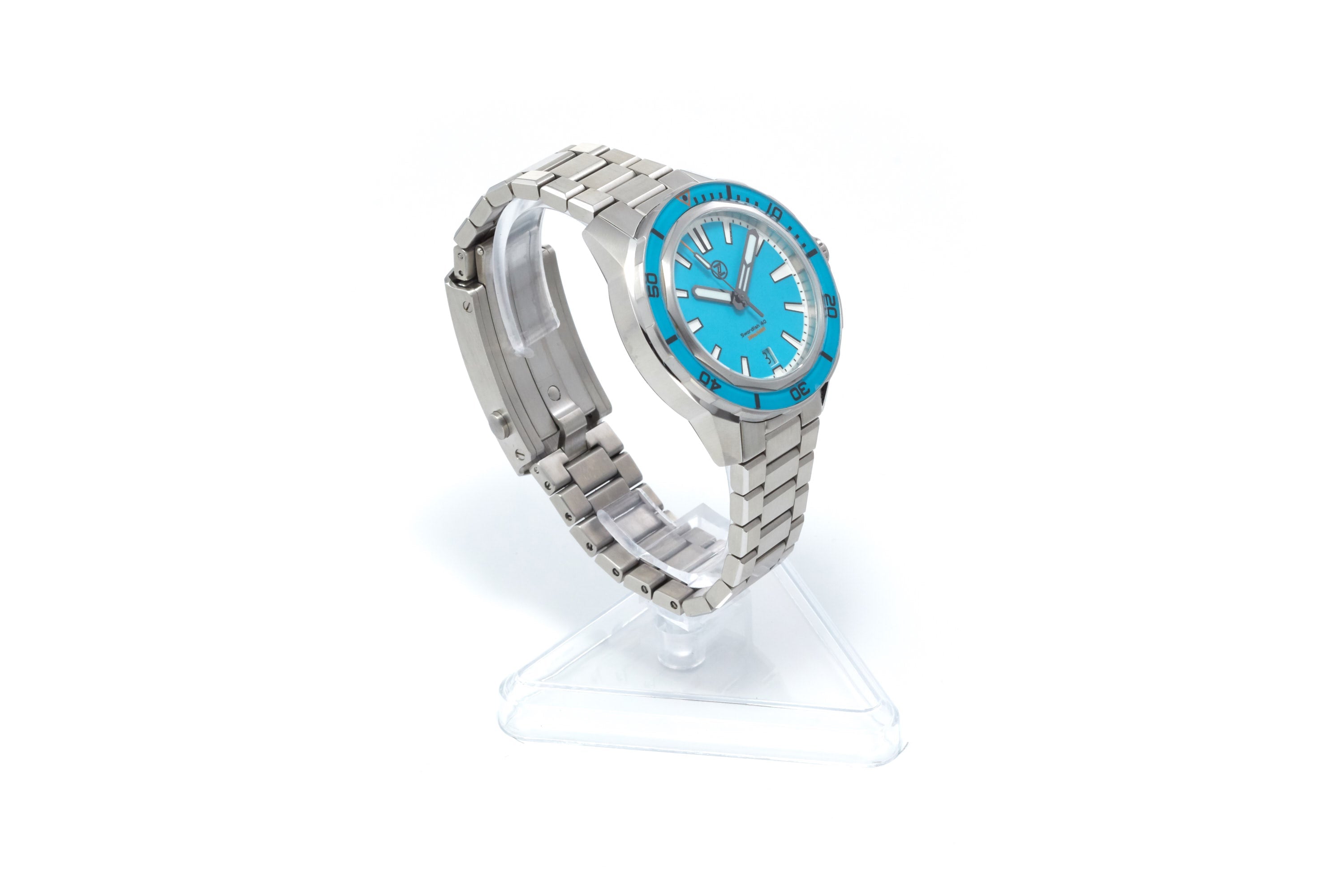 Swordfish 40mm SS 'Sky Blue'