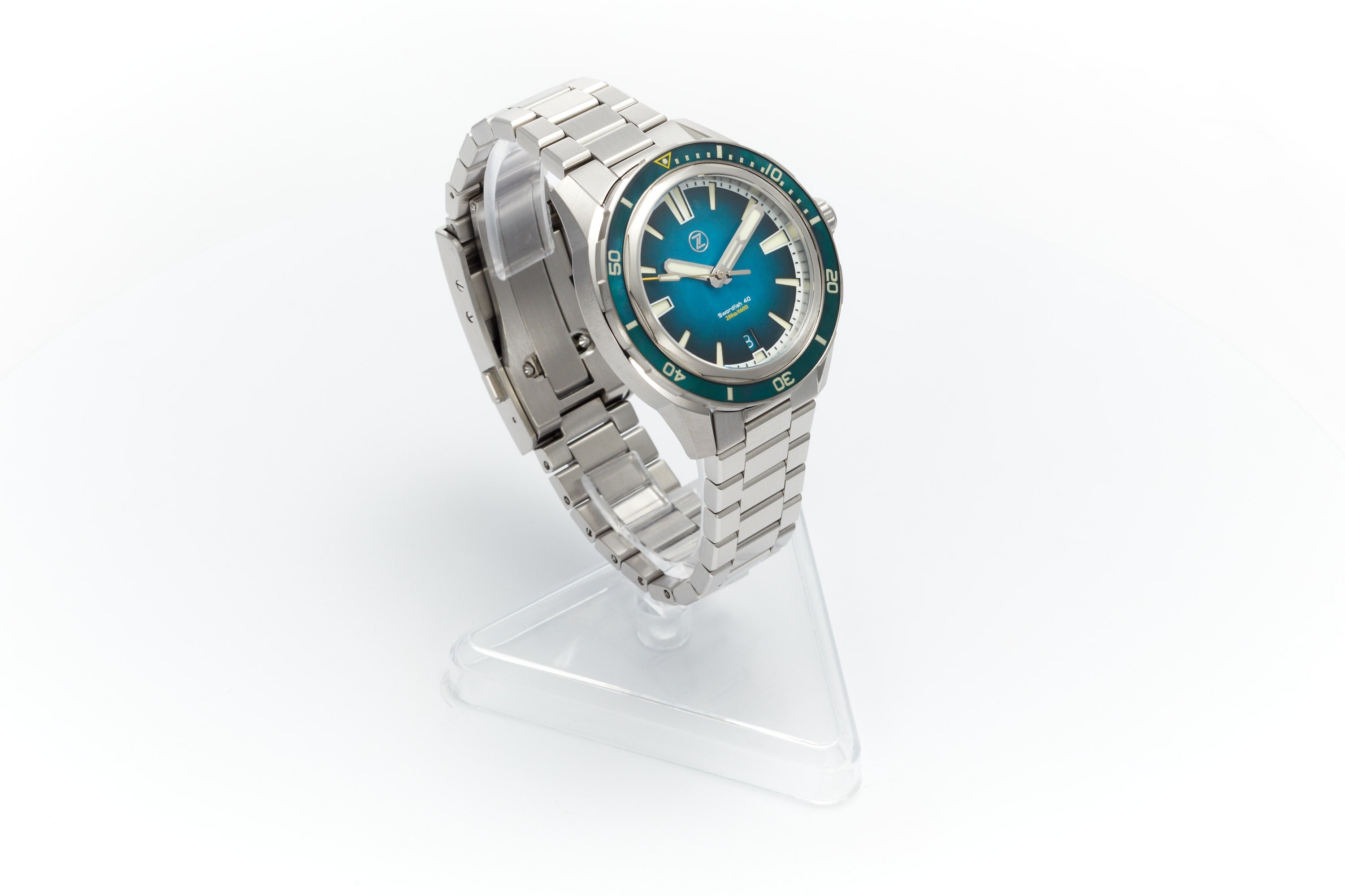 Swordfish 40mm SS Teal MOP
