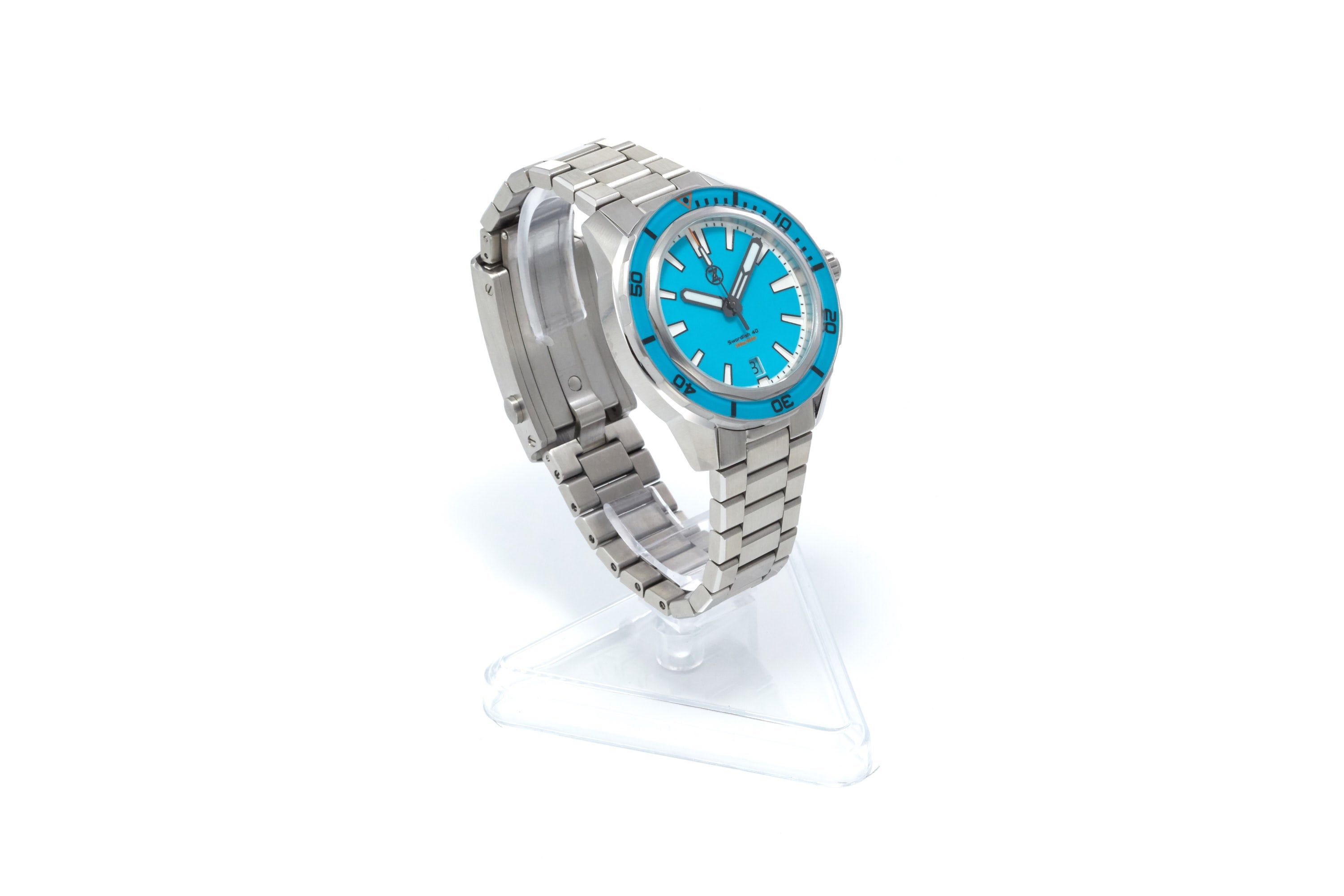Swordfish 40mm SS 'Sky Blue'