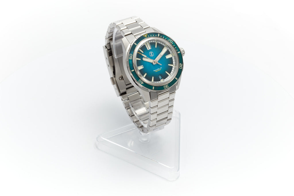 Swordfish 40mm SS Teal MOP
