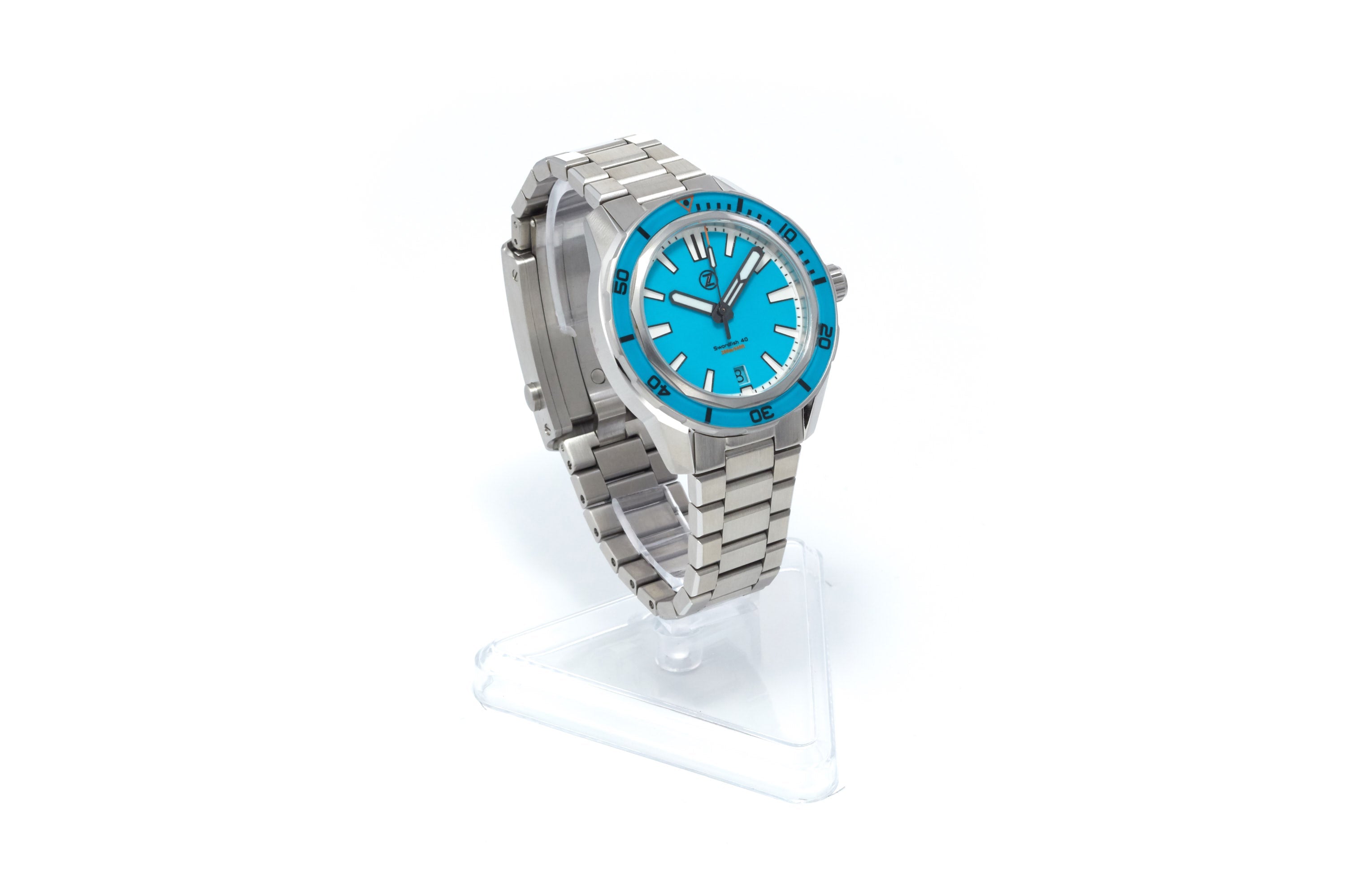 Swordfish 40mm SS 'Sky Blue'
