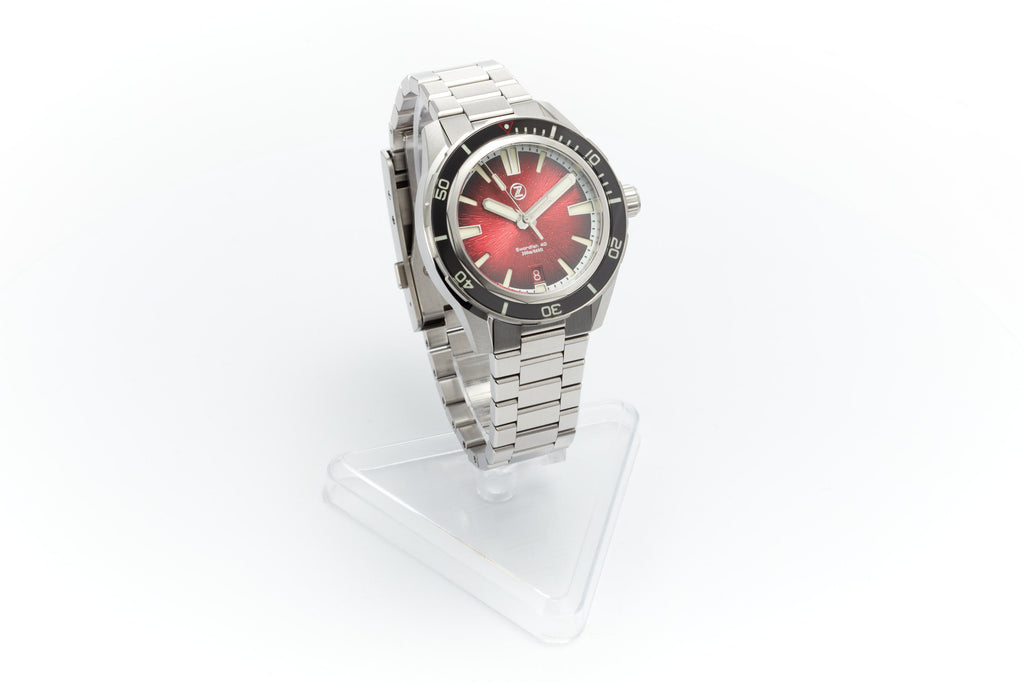 Swordfish 40mm SS 'Crimson Red'