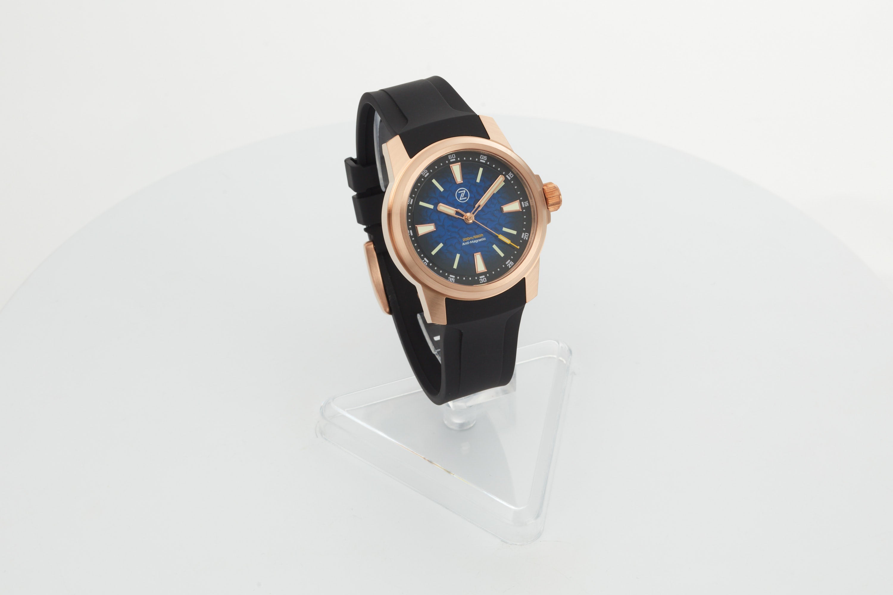 Aurora Field 38mm Br 'Hammered Blue'