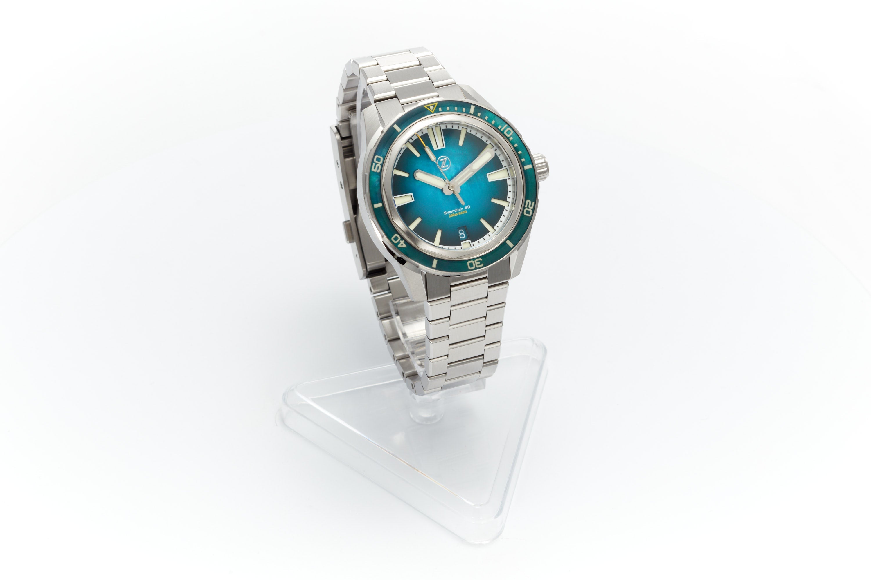 Swordfish 40mm SS Teal MOP