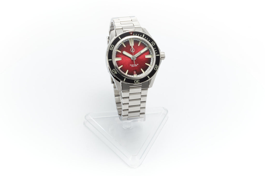 Swordfish 40mm SS 'Crimson Red'