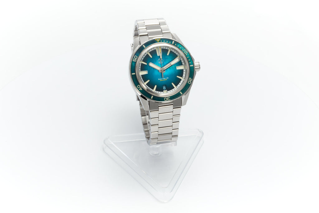 Swordfish 40mm SS Teal MOP