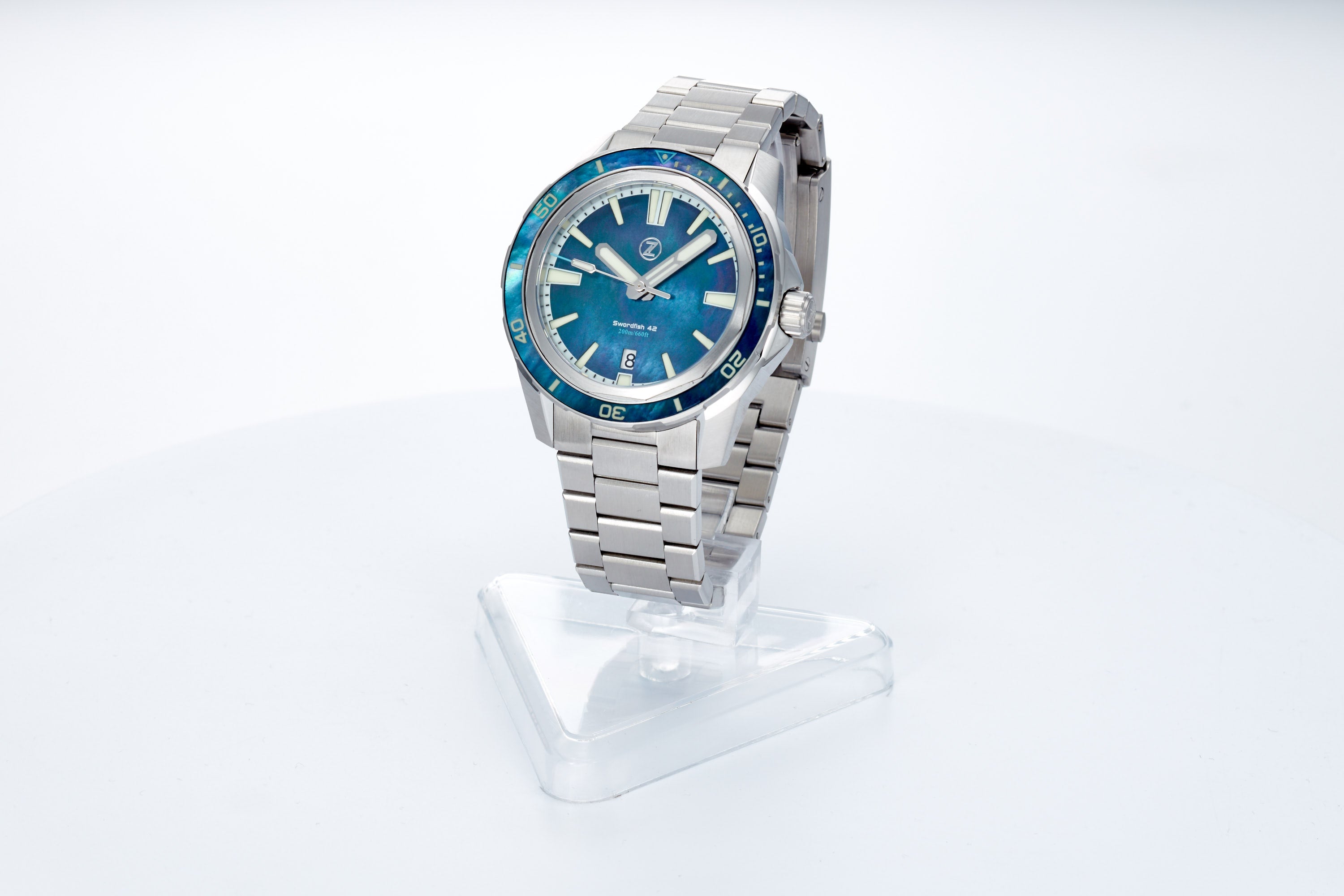 Swordfish 42mm SS MOP