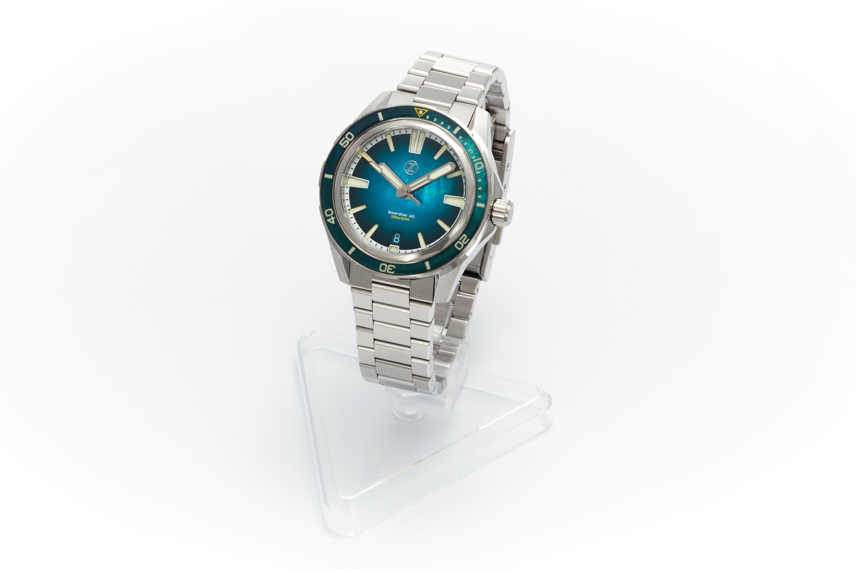 Swordfish 40mm SS Teal MOP
