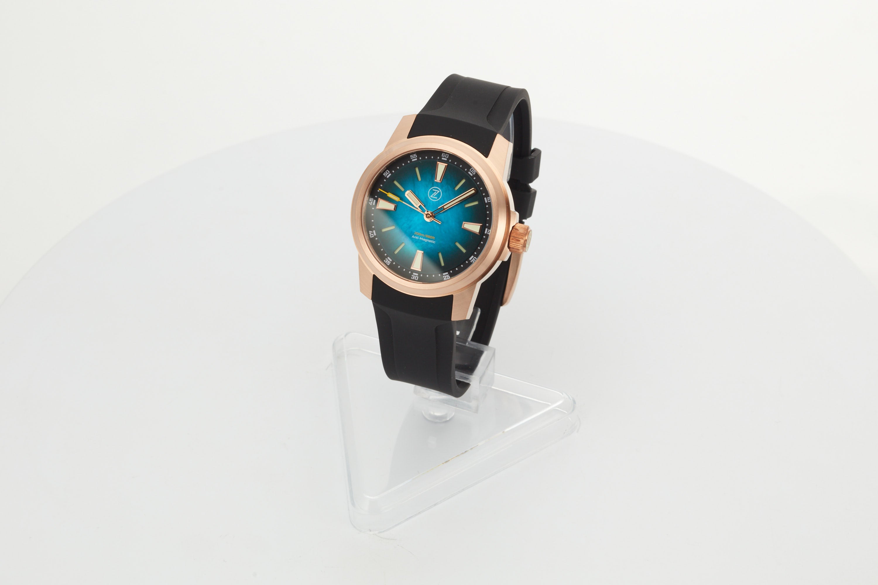 Aurora Field 38mm Br 'Teal MOP'