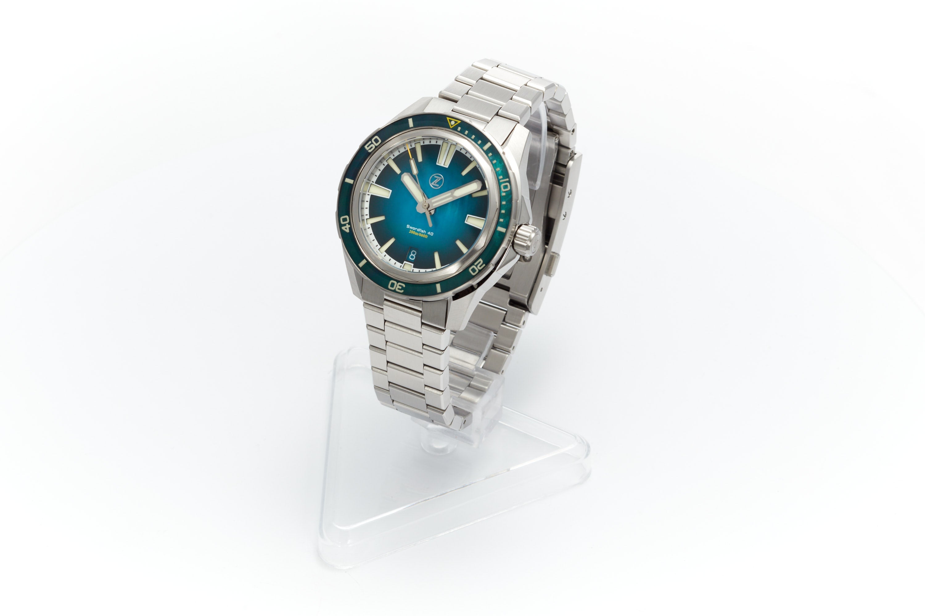 Swordfish 40mm SS Teal MOP