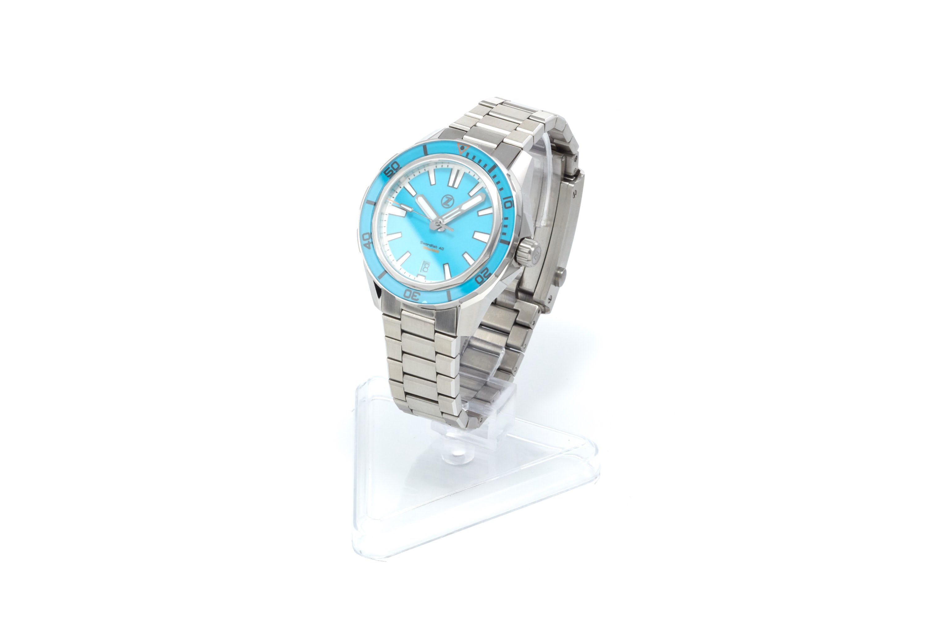 Swordfish 40mm SS 'Sky Blue'