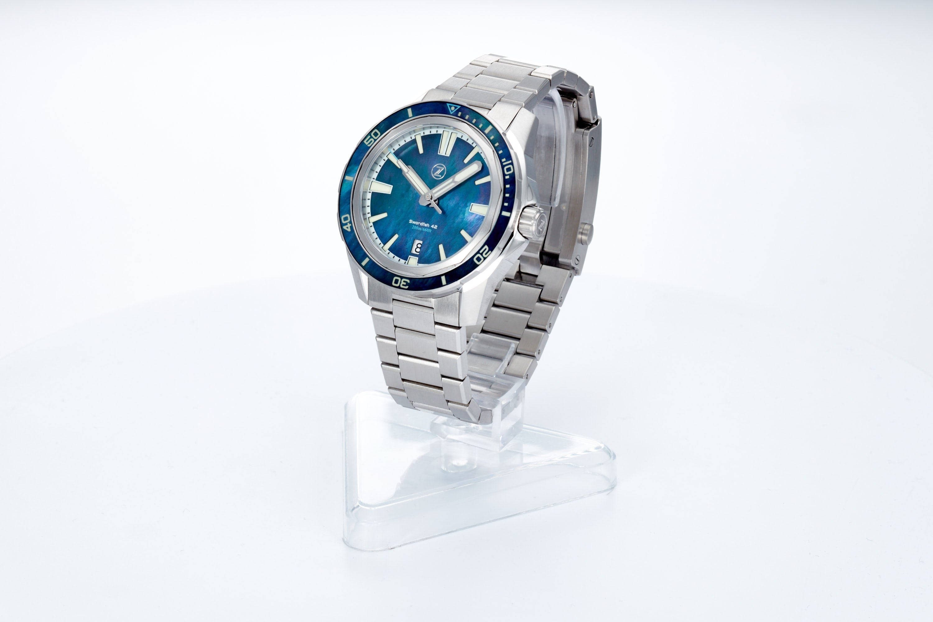 Swordfish 42mm SS MOP