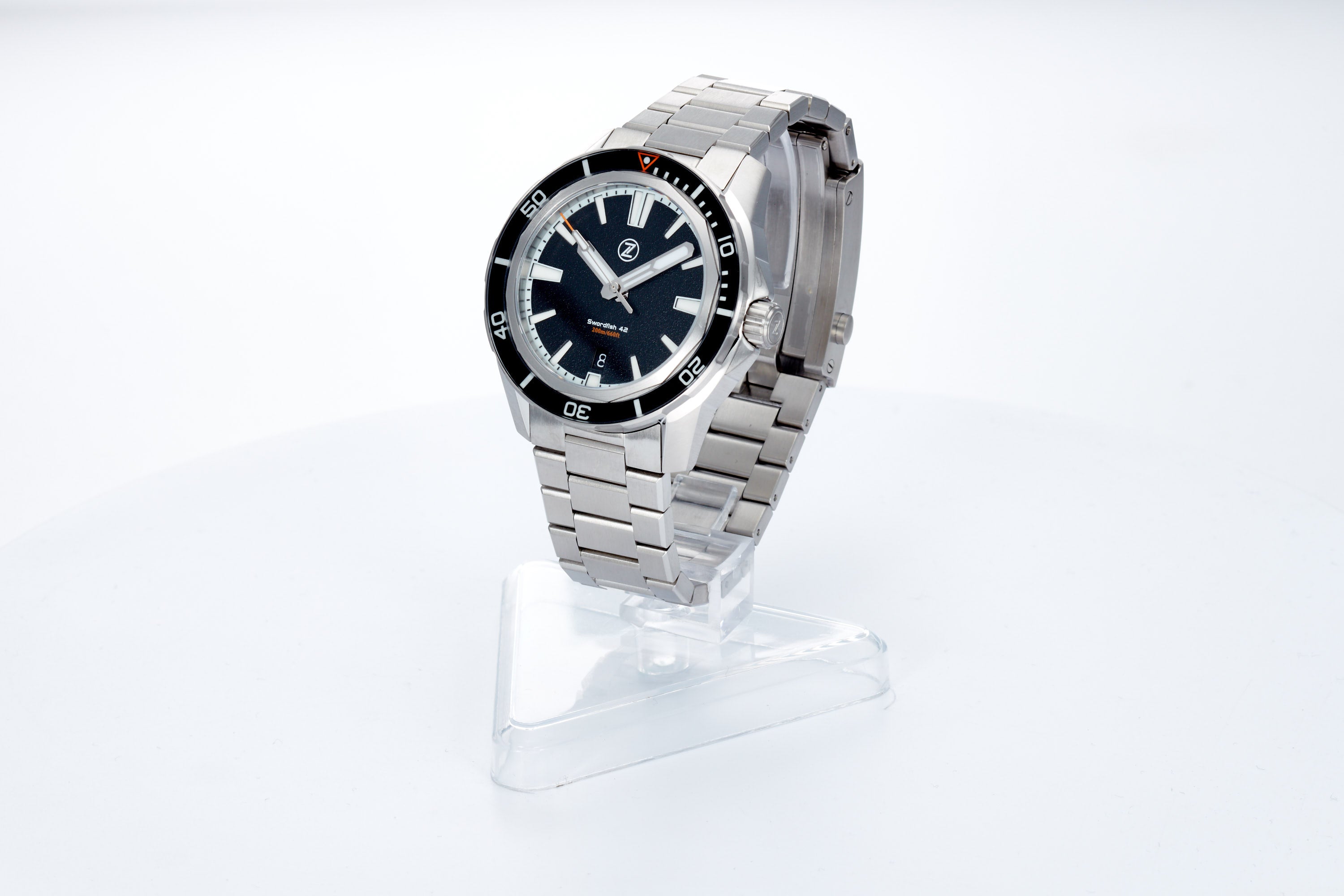 Swordfish 42mm SS 'Black Sand'