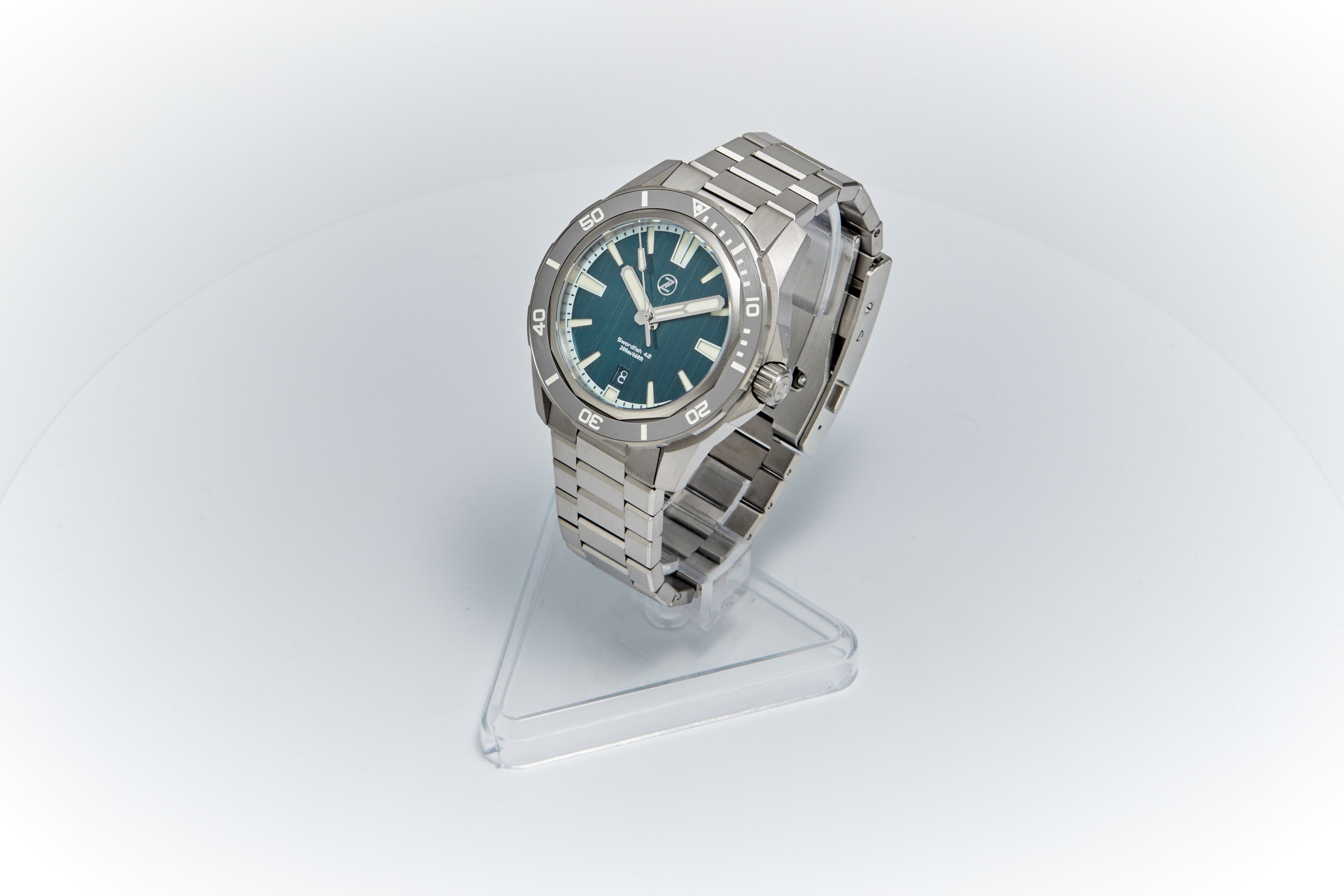 Swordfish 42mm Ti 'Teal'