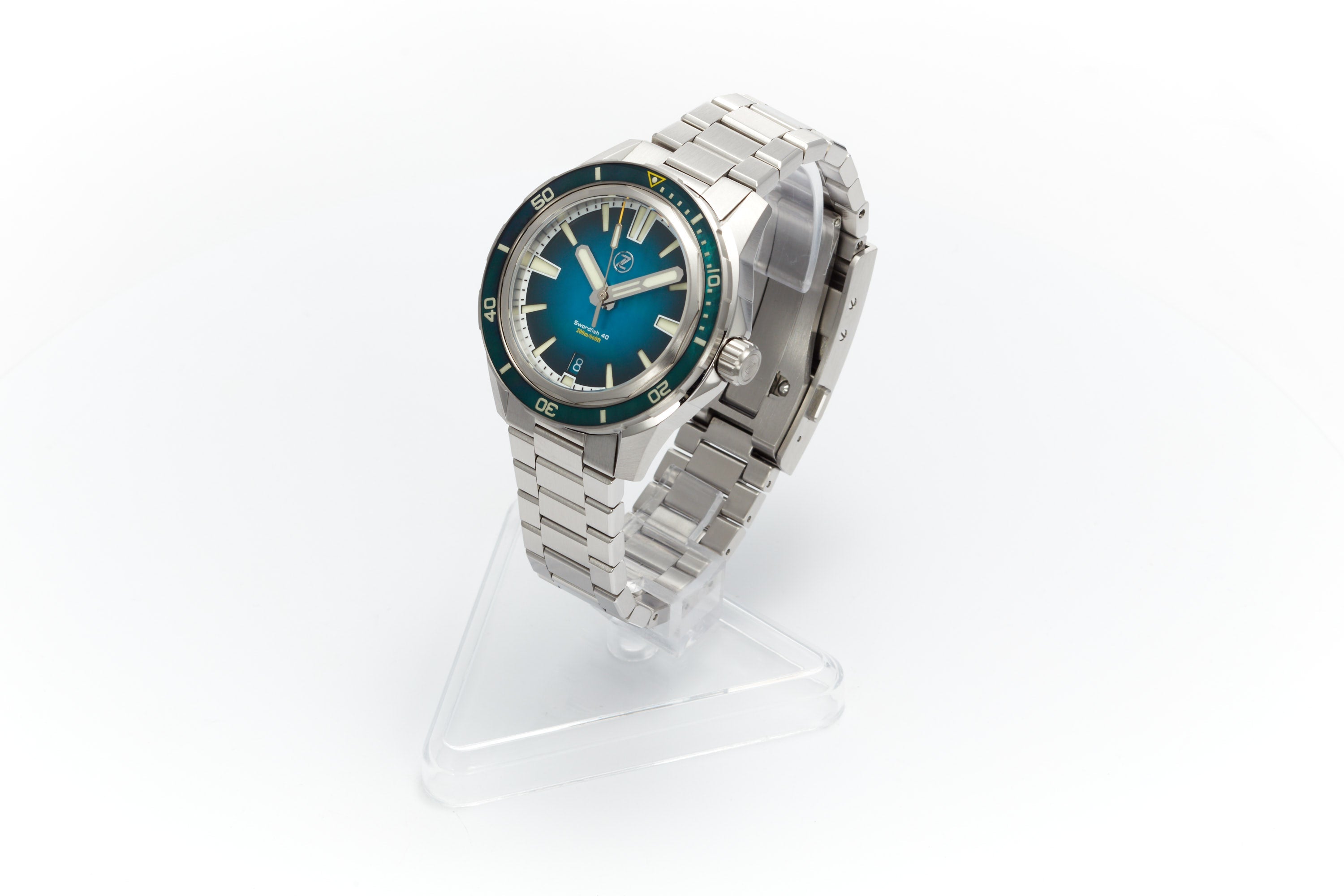 Swordfish 40mm SS Teal MOP