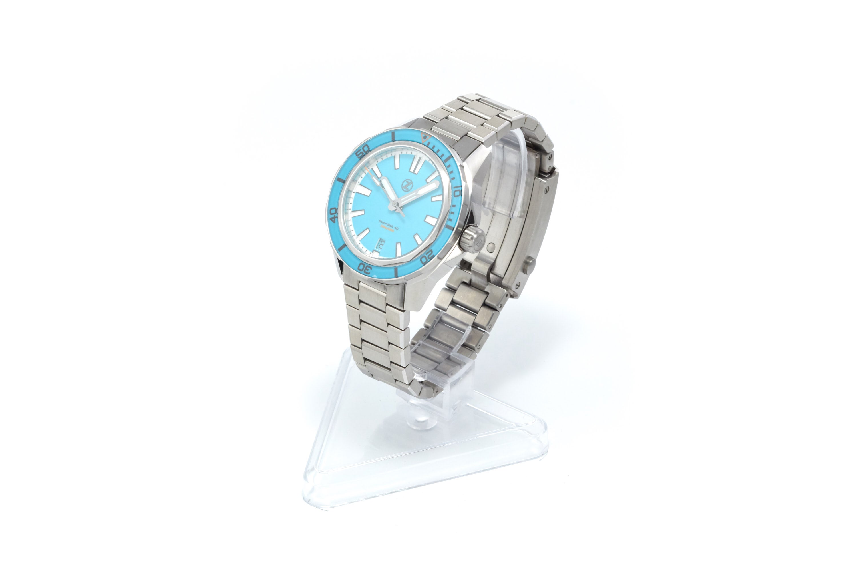 Swordfish 40mm SS 'Sky Blue'