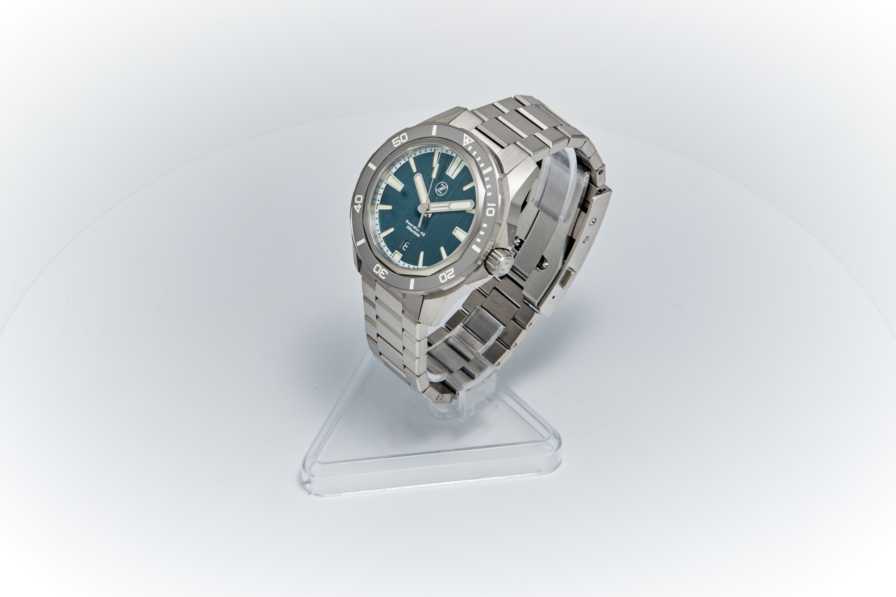 Swordfish 42mm Ti 'Teal'