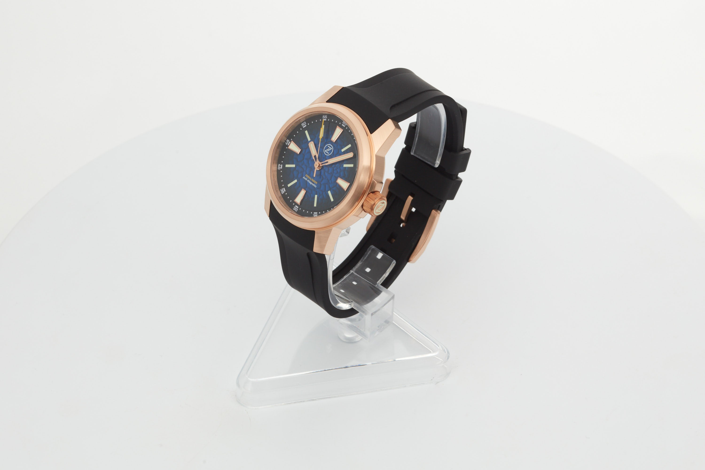 Aurora Field 38mm Br 'Hammered Blue'
