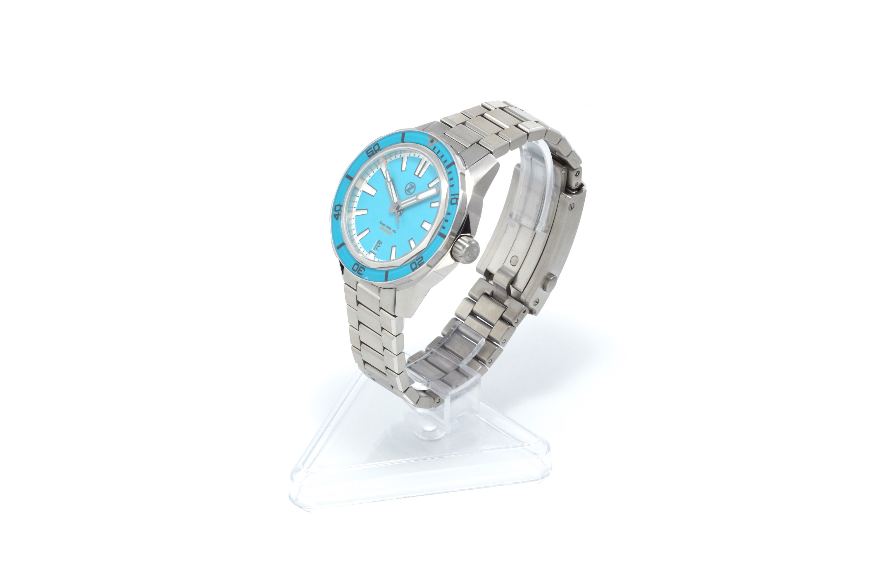 Swordfish 40mm SS 'Sky Blue'
