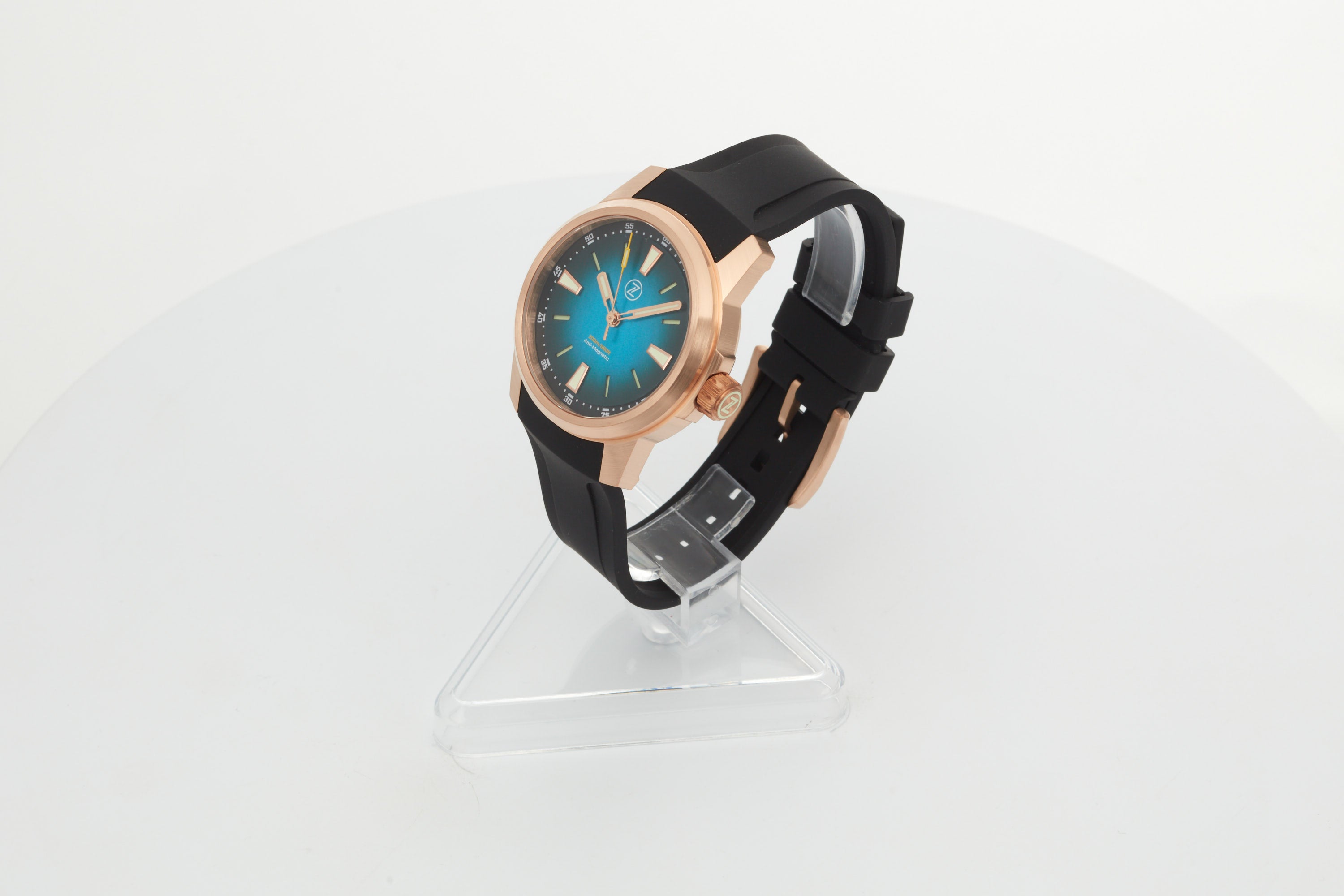 Aurora Field 38mm Br 'Teal MOP'