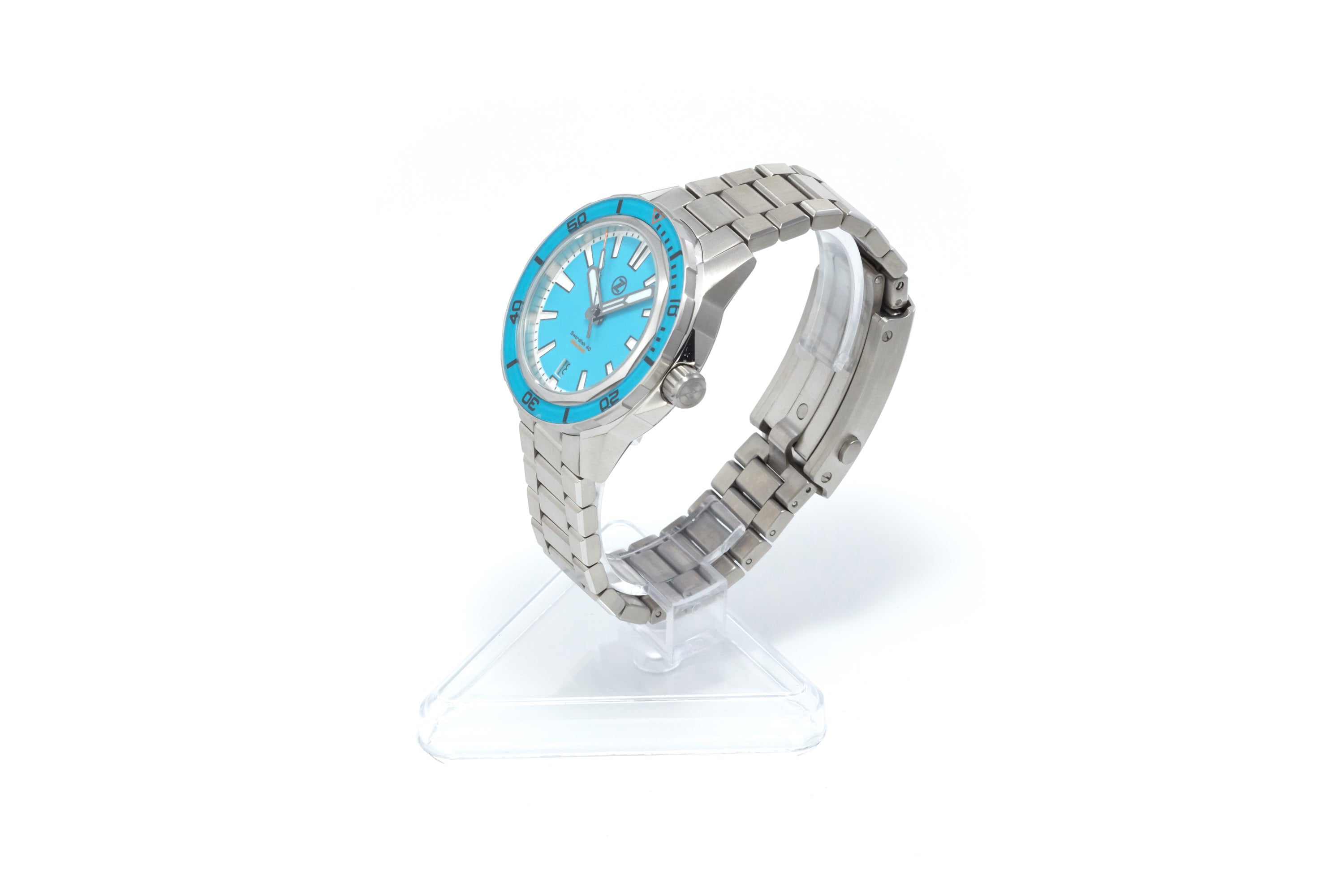 Swordfish 40mm SS 'Sky Blue'