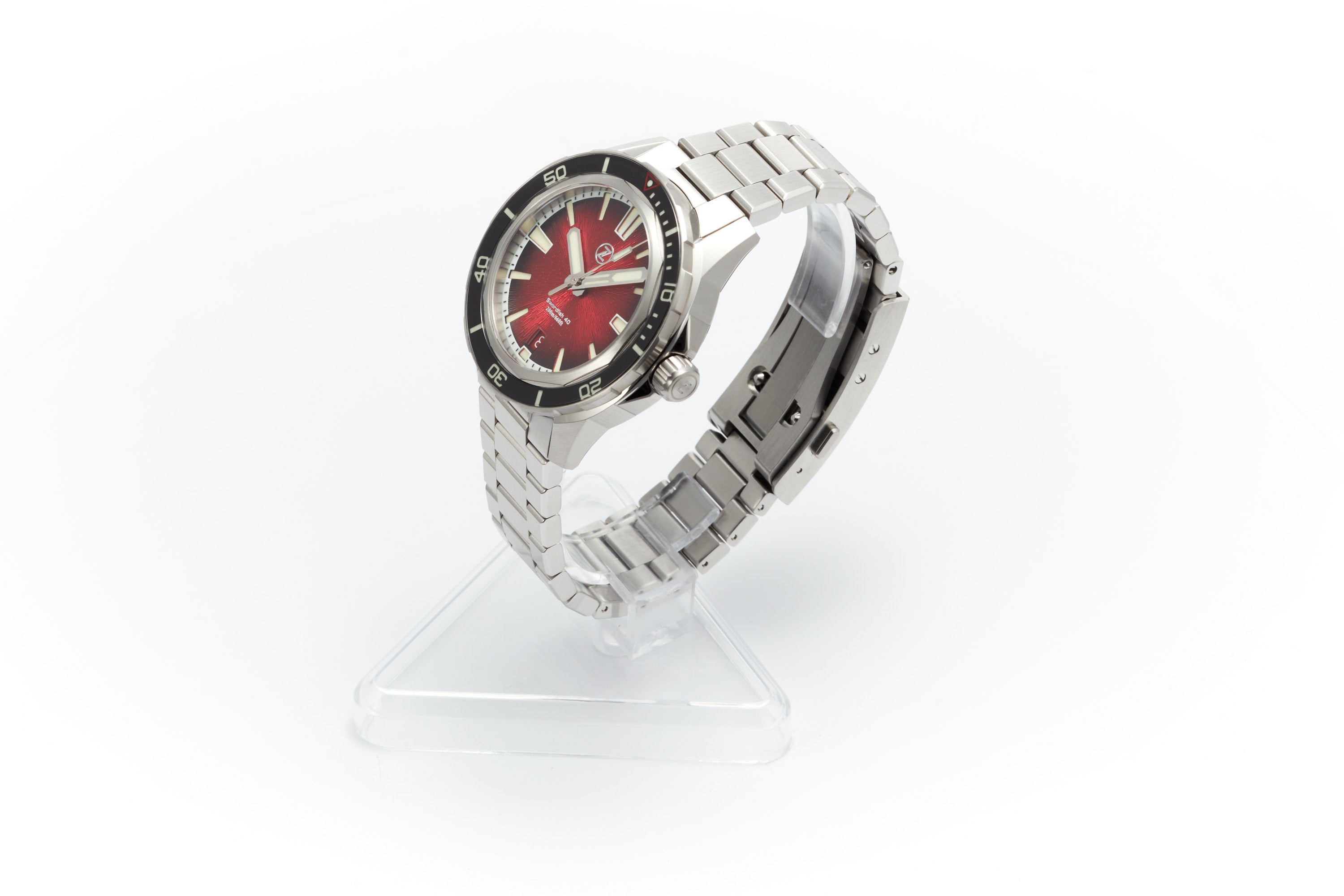 Swordfish 40mm SS 'Crimson Red'