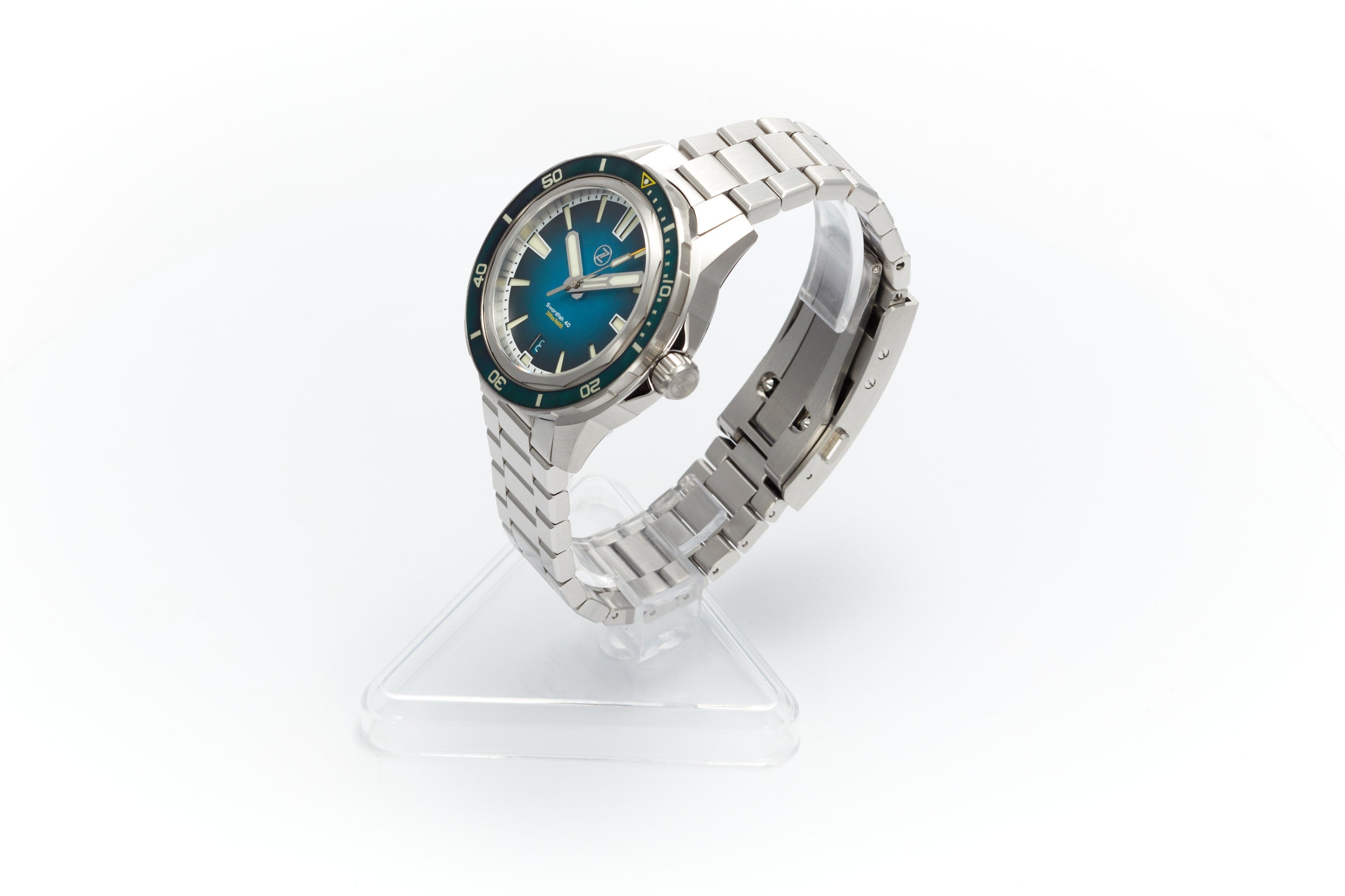 Swordfish 40mm SS Teal MOP