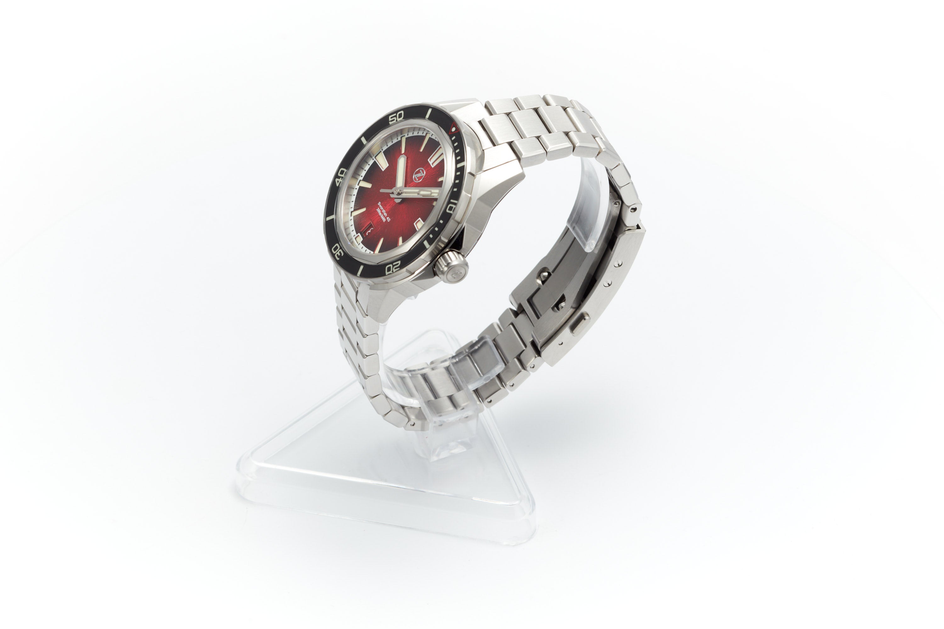 Swordfish 40mm SS 'Crimson Red'