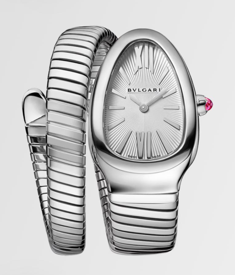 SERPENTI SEDUTTORI WATCH SILVER STAINLESS STEEL DROP-SHAPED CASE