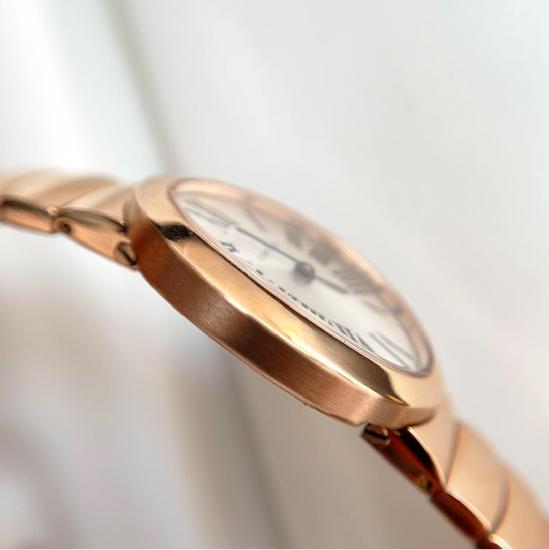 BAIGNOIRE DE CARTIER WATCH SMALL MODEL ROSE GOLD CASE